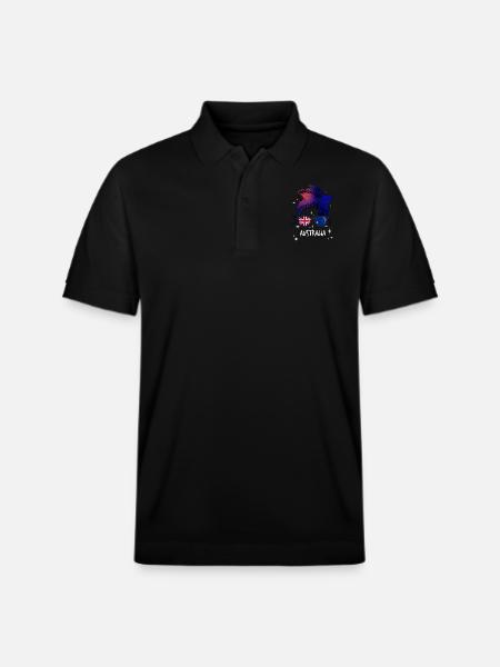 Australia - Stanley/Stella Unisex Organic Polo Shirt PREPSTER - black