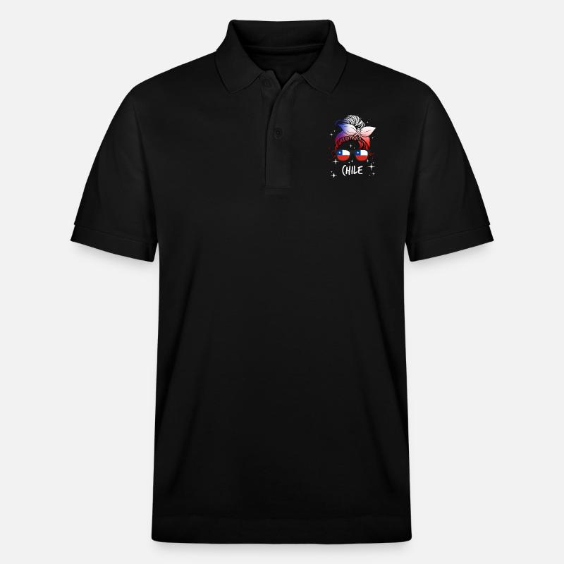 Chile - Stanley/Stella Unisex Bio-Poloshirt PREPSTER - Schwarz
