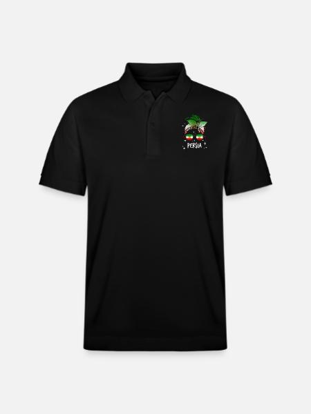 Persia - Stanley/Stella Unisex Organic Polo Shirt PREPSTER - black