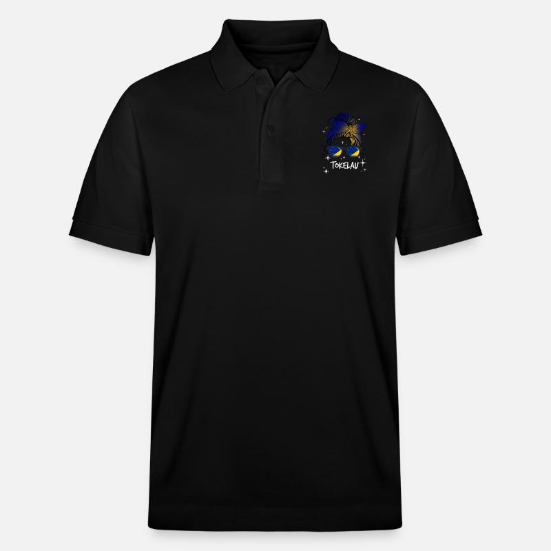Tokelau - Polo PREPSTER bio Stanley/Stella Unisexe - noir