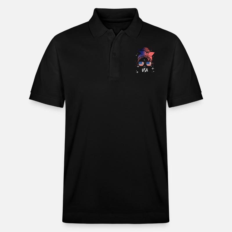USA - Stanley/Stella Unisex Bio-Poloshirt PREPSTER - Schwarz