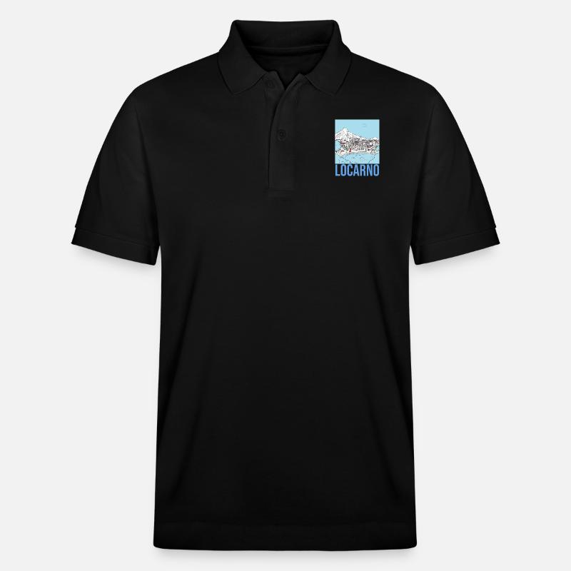 Locarno - Polo PREPSTER bio Stanley/Stella Unisexe - noir