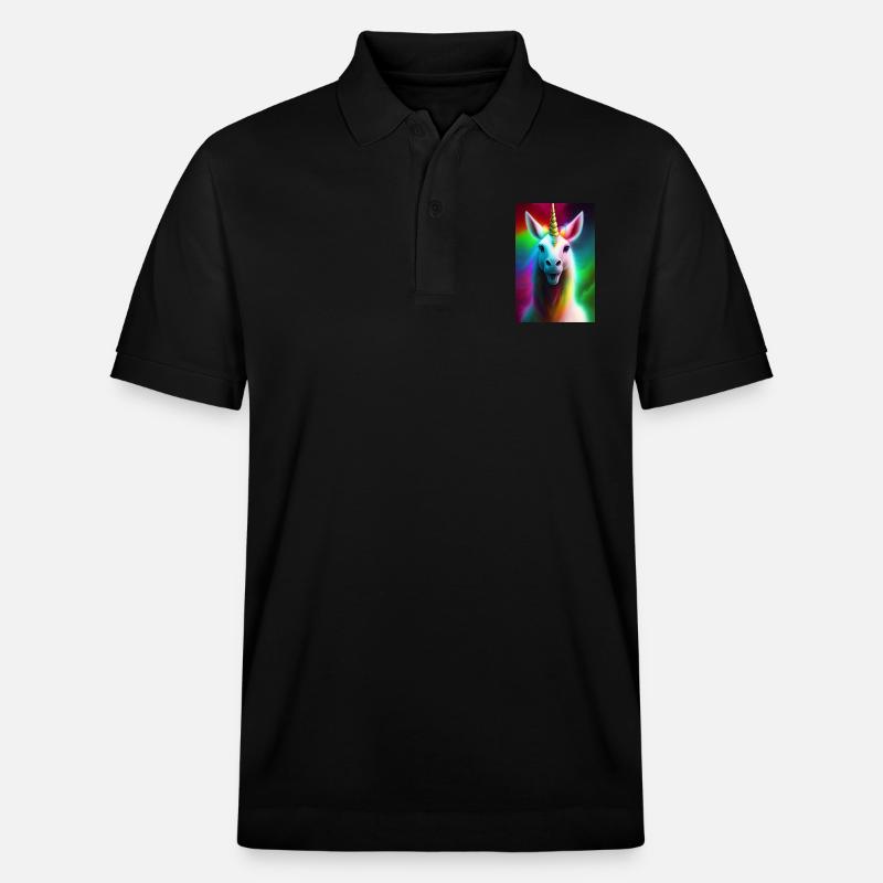 Licorne - Polo PREPSTER bio Stanley/Stella Unisexe - noir