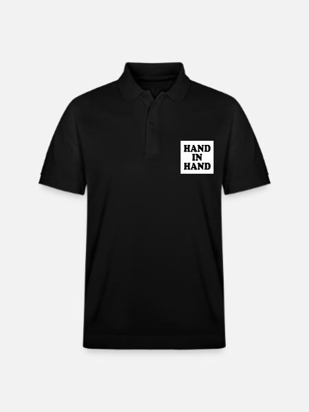 Hand in hand - Stanley/Stella Unisex Bio-Poloshirt PREPSTER - Schwarz