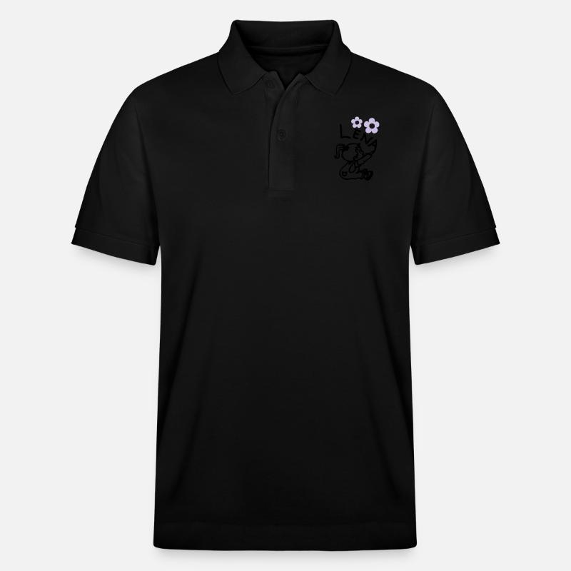 naam lena © - Stanley/Stella Unisex Bio-Poloshirt PREPSTER - Schwarz