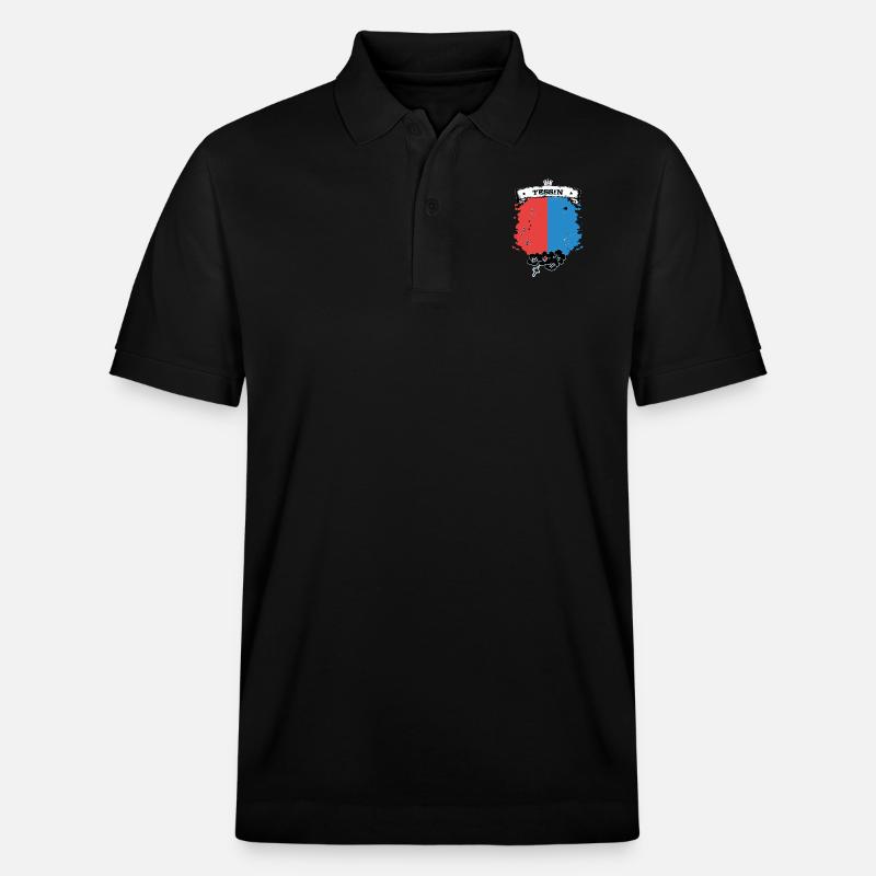 Tessin - Stanley/Stella Unisex Bio-Poloshirt PREPSTER - Schwarz