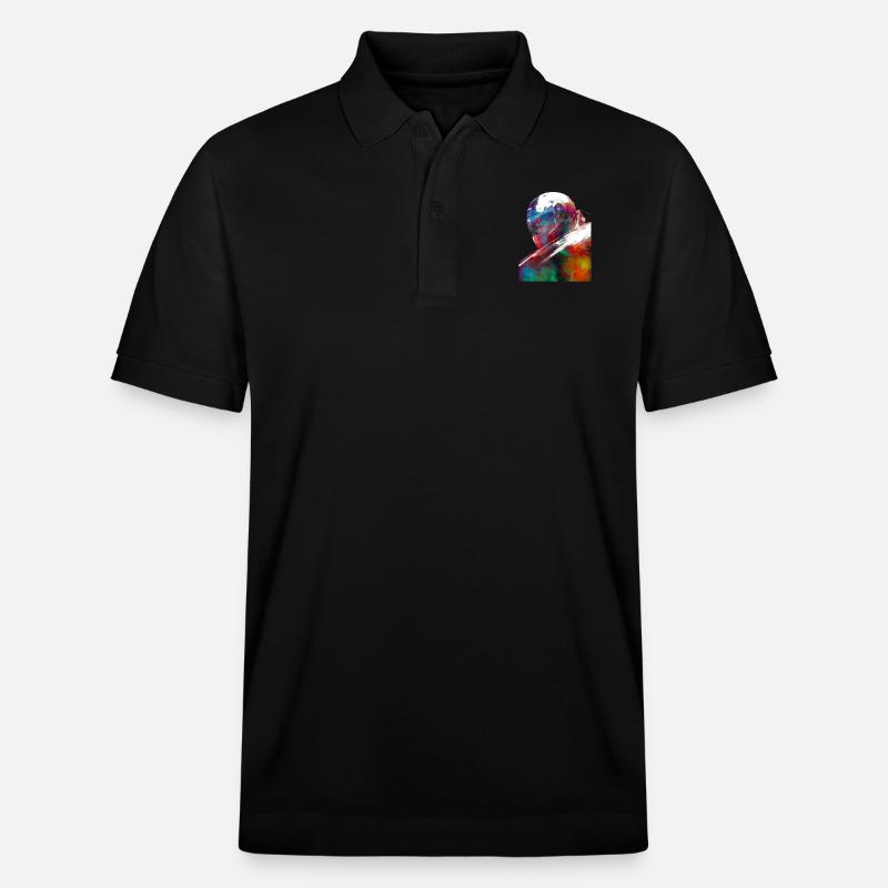 Bobsport Kunst #bobsleigh - Stanley/Stella Unisex Bio-Poloshirt PREPSTER - Schwarz