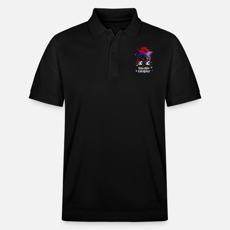 Bergkarabach - Stanley/Stella Unisex Bio-Poloshirt PREPSTER - Schwarz