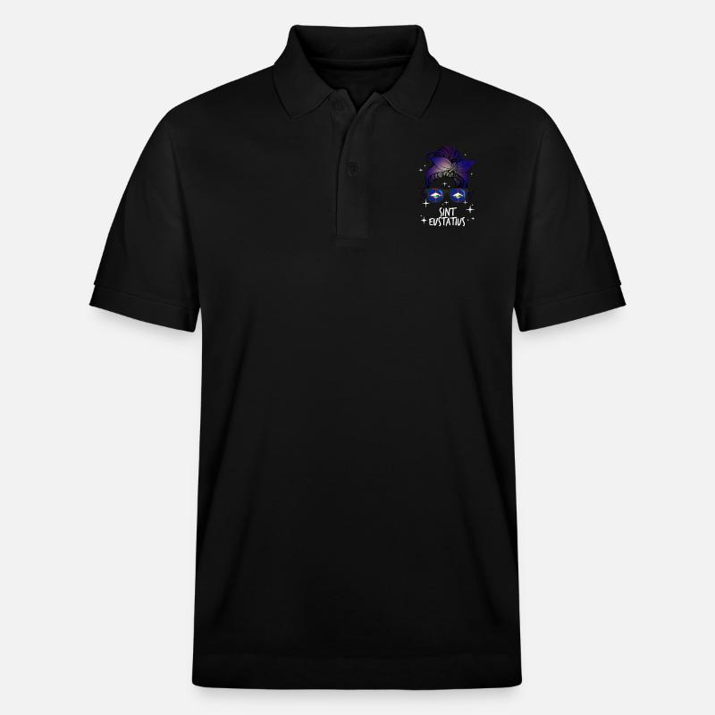 Sint Eustatius - Polo PREPSTER bio Stanley/Stella Unisexe - noir