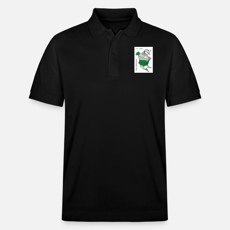 I´m from San Francisco-Slogan - Stanley/Stella Unisex Bio-Poloshirt PREPSTER - Schwarz