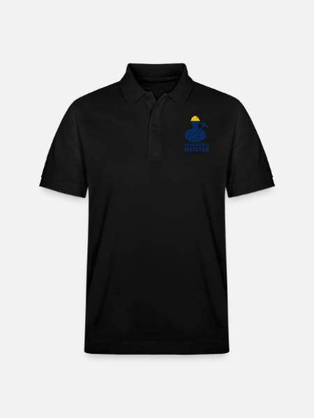 Master craftsman - Stanley/Stella Unisex Organic Polo Shirt PREPSTER - black