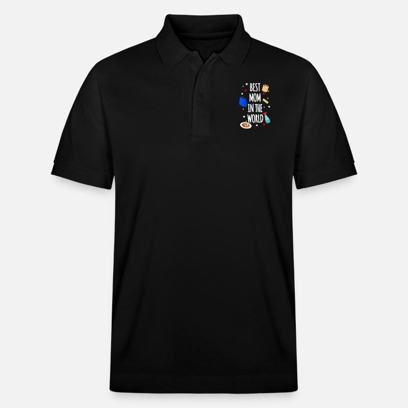 Beste Mama - Stanley/Stella Unisex Bio-Poloshirt PREPSTER - Schwarz