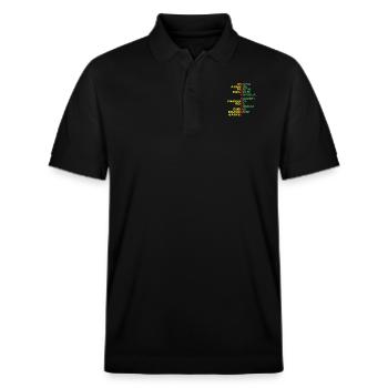 Chemise des leaders du Mois de l’histoire des Noirs - Polo PREPSTER bio Stanley/Stella Unisexe - noir - Devant - Roxy (174cm) & Andy (188cm)