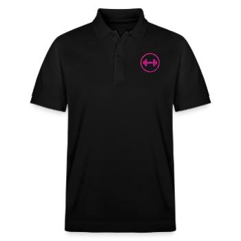 Té Power Lift - Polo PREPSTER bio Stanley/Stella Unisexe - noir - Devant - Roxy (174cm) & Andy (188cm)