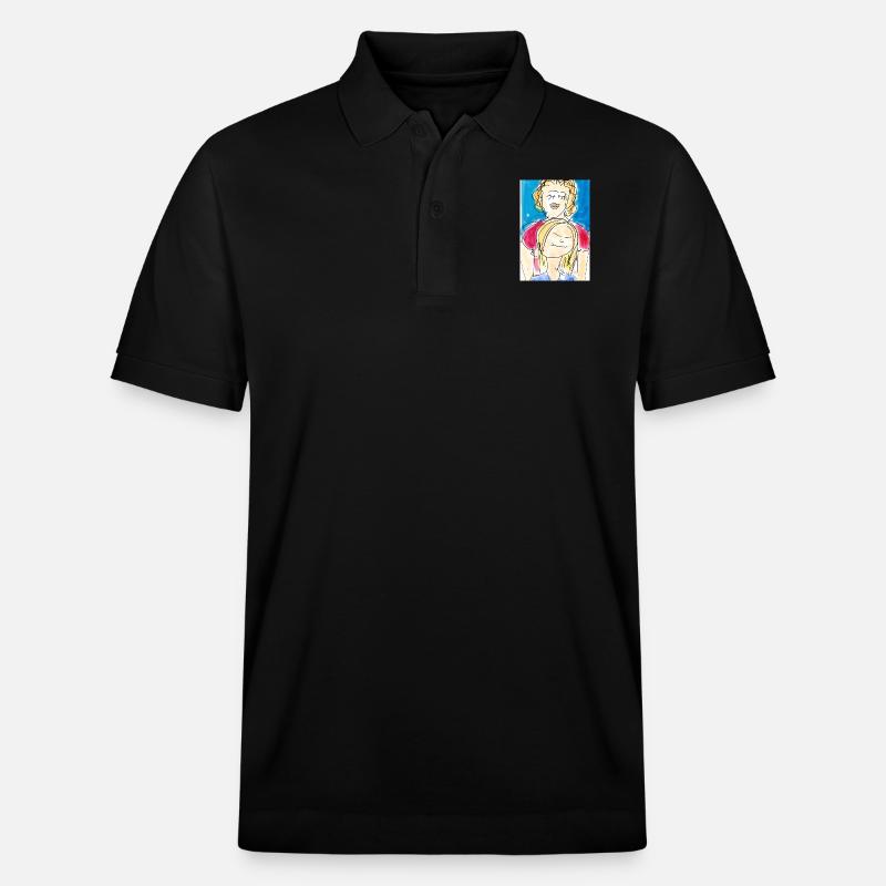 Mutter und Tochter - Stanley/Stella Unisex Bio-Poloshirt PREPSTER - Schwarz