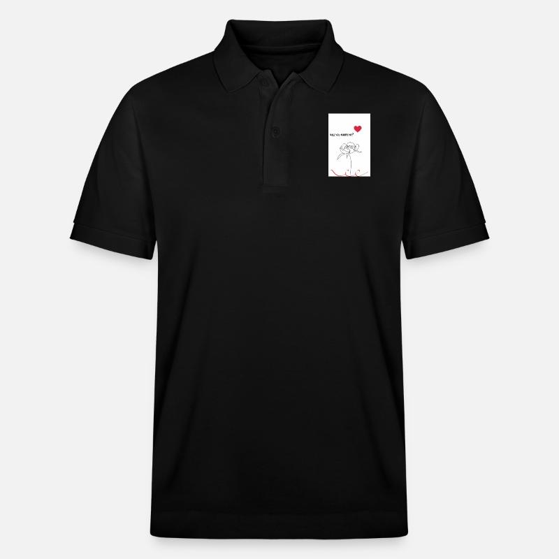 Marry me - Stanley/Stella Unisex Bio-Poloshirt PREPSTER - Schwarz