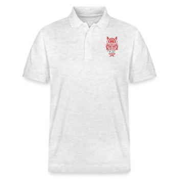 Wild and Wise Records - Stanley/Stella Unisex Organic Polo Shirt PREPSTER - heather white - Front - Roxy (174cm) & Andy (188cm)