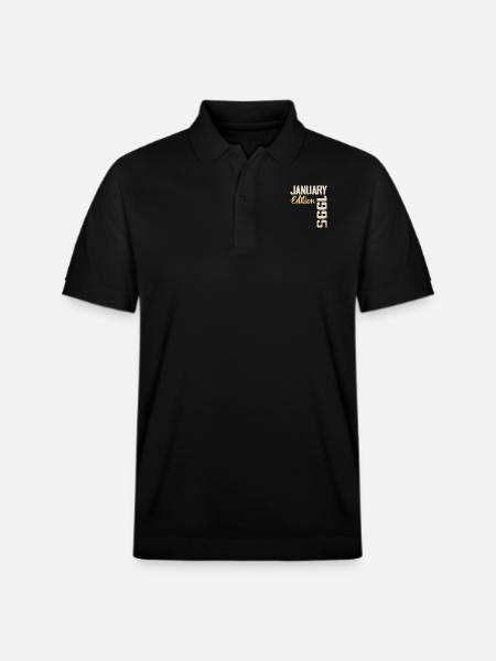 Birthday gift born in January 1995 - 1995 - Stanley/Stella Unisex Organic Polo Shirt PREPSTER - black