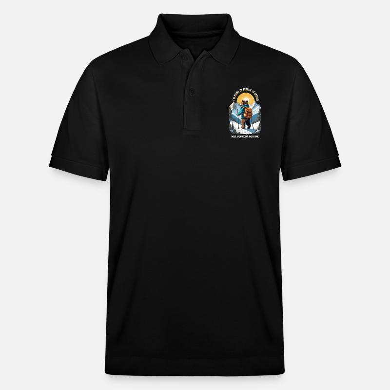 L’ours cherche le printemps - Polo PREPSTER bio Stanley/Stella Unisexe - noir