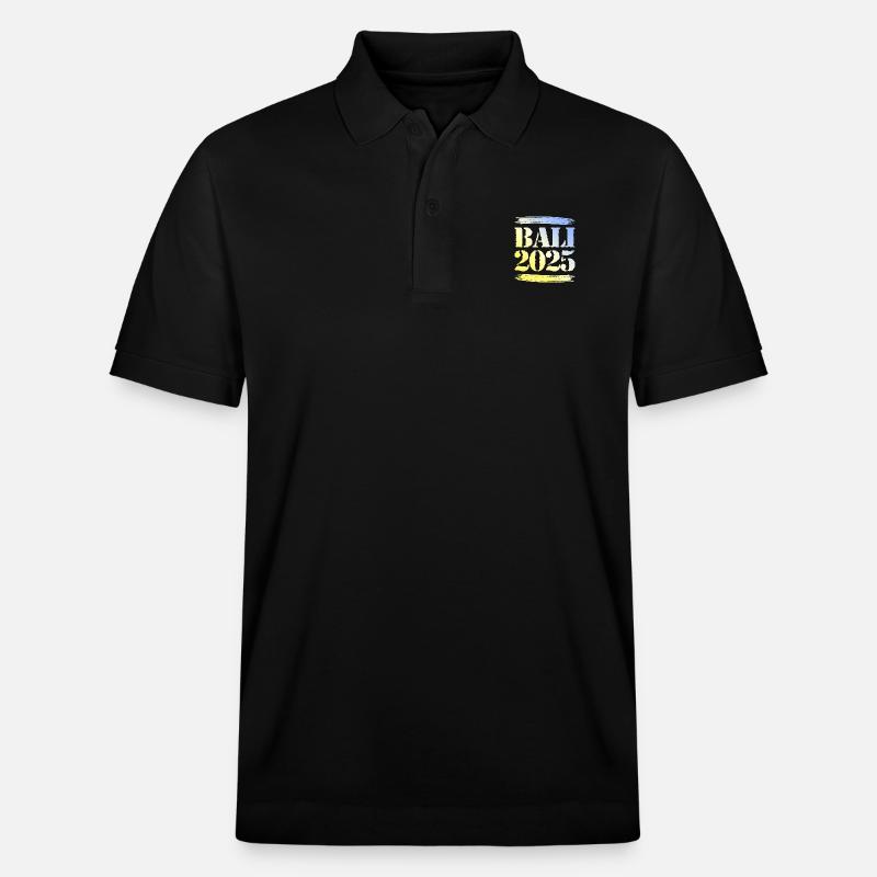 Bali 2025 - Stanley/Stella Unisex Bio-Poloshirt PREPSTER - Schwarz