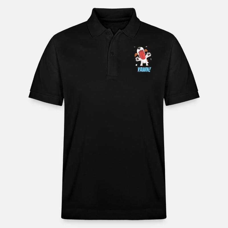 Hund - Stanley/Stella Unisex Bio-Poloshirt PREPSTER - Schwarz