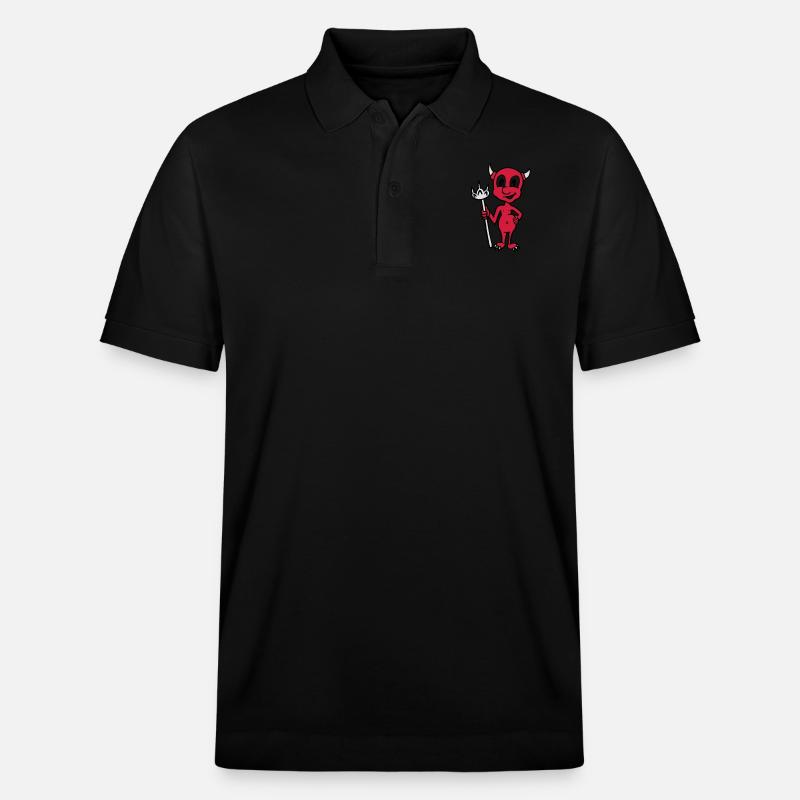 Little Devil - Polo PREPSTER bio Stanley/Stella Unisexe - noir