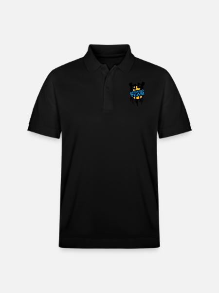 drinking_team_graffiti_stamp - Polo PREPSTER bio Stanley/Stella Unisexe - noir