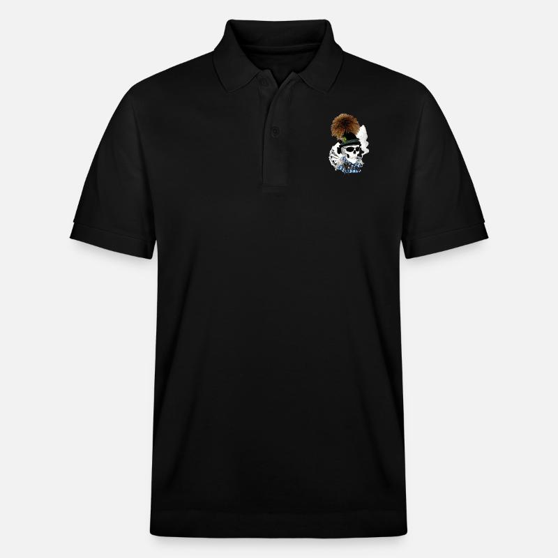 Crâne de Bayern - Polo PREPSTER bio Stanley/Stella Unisexe - noir