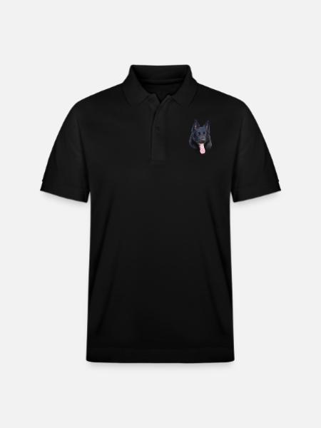 Portrait de beauté noire - Polo PREPSTER bio Stanley/Stella Unisexe - noir
