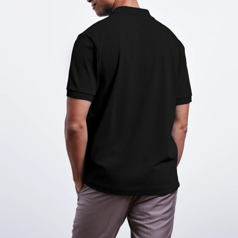 Retro Bergmelodie: Eine Synthwave Ode an der See Stanley/Stella Unisex Bio-Poloshirt PREPSTER