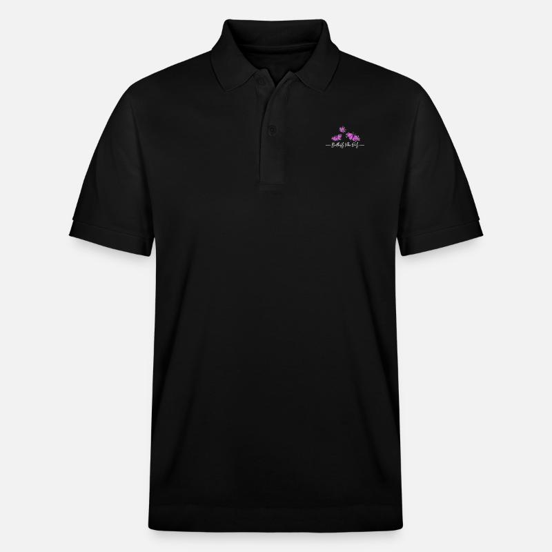 Butterfly vibes only - Stanley/Stella Unisex Bio-Poloshirt PREPSTER - Schwarz