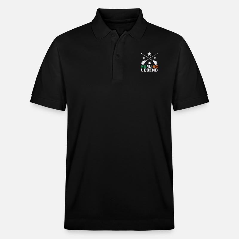 Hurling Legend - Stanley/Stella Unisex Bio-Poloshirt PREPSTER - Schwarz