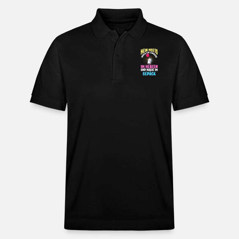 Licorne - Polo PREPSTER bio Stanley/Stella Unisexe - noir
