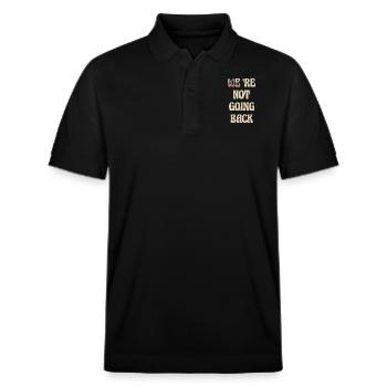 Kamala Walz - Stanley/Stella Unisex Bio-Poloshirt PREPSTER - Schwarz - Vorne - Roxy (174cm) & Andy (188cm)