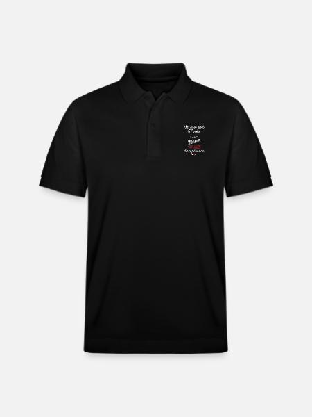 Jeg har ikke 57 fødselsdagsgaver - Stanley/Stella PREPSTER økologisk unisex poloshirt - sort