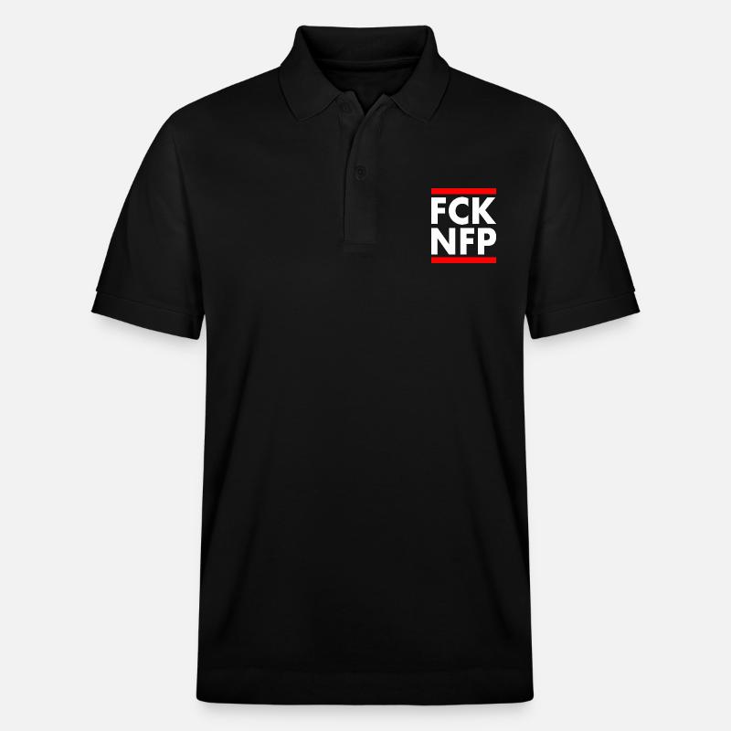 Fck nfp - Polo PREPSTER bio Stanley/Stella Unisexe - noir