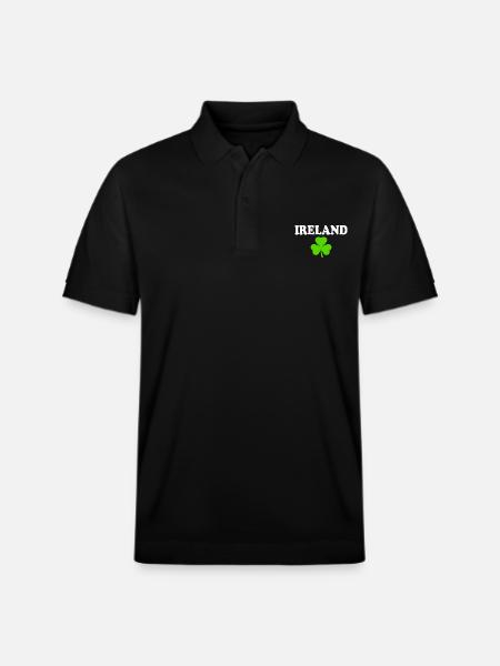 Trèfle d’Irlande - Polo PREPSTER bio Stanley/Stella Unisexe - noir