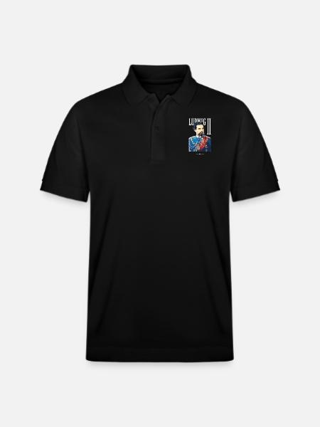 King Ludwig II - Stanley/Stella Unisex Organic Polo Shirt PREPSTER - black