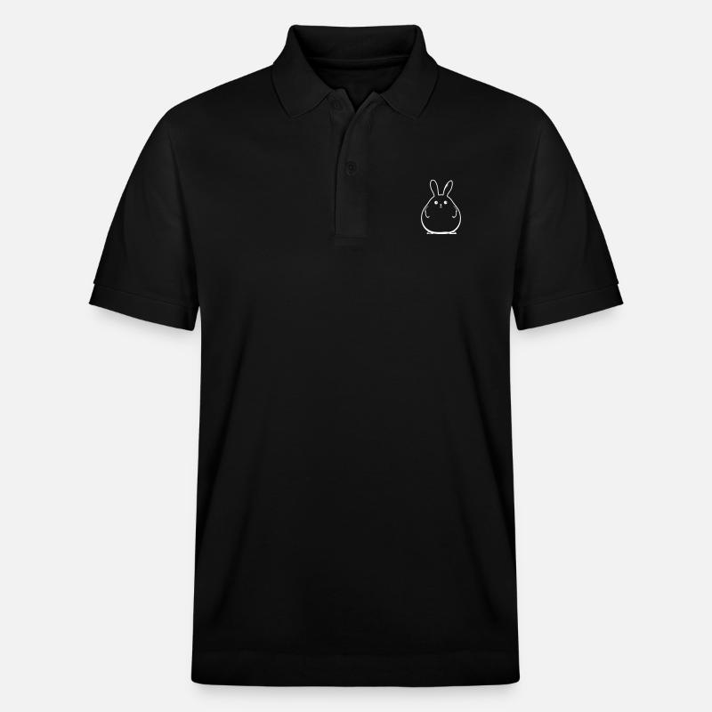 Lapin Drôle Pâques - Polo PREPSTER bio Stanley/Stella Unisexe - noir