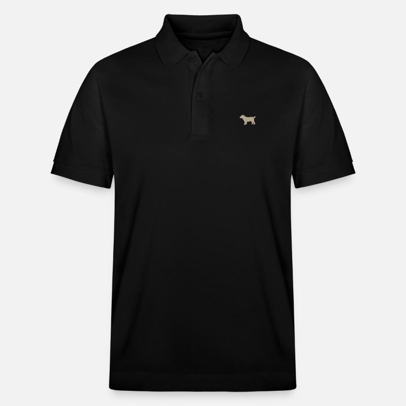 Cocker Spaniel – grey gold - Stanley/Stella Unisex Bio-Poloshirt PREPSTER - Schwarz