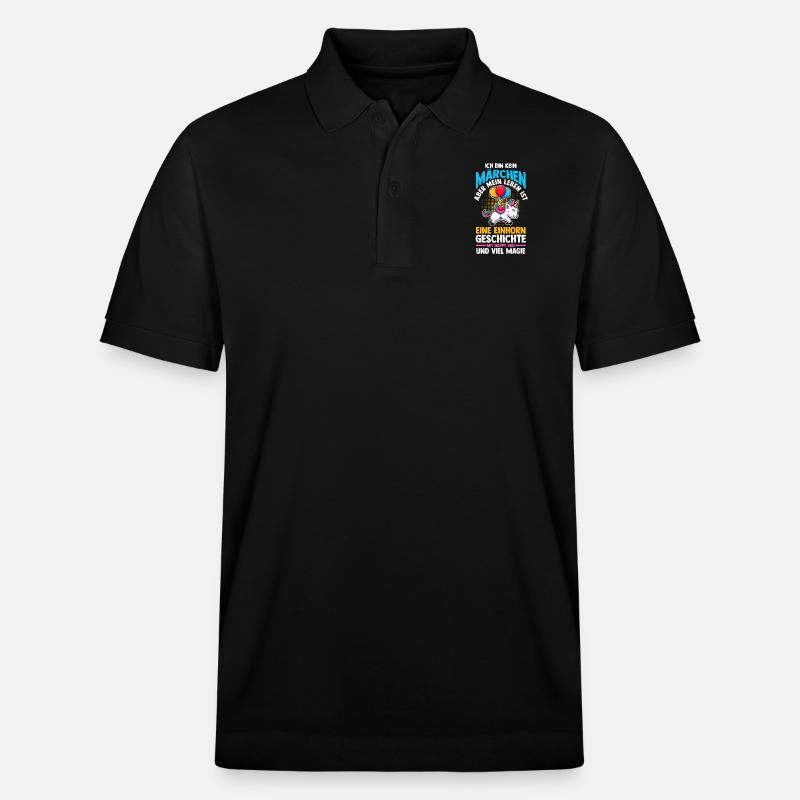 Licorne - Polo PREPSTER bio Stanley/Stella Unisexe - noir