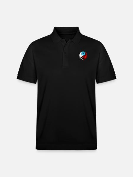 Yin Yang - Polo PREPSTER bio Stanley/Stella Unisexe - noir