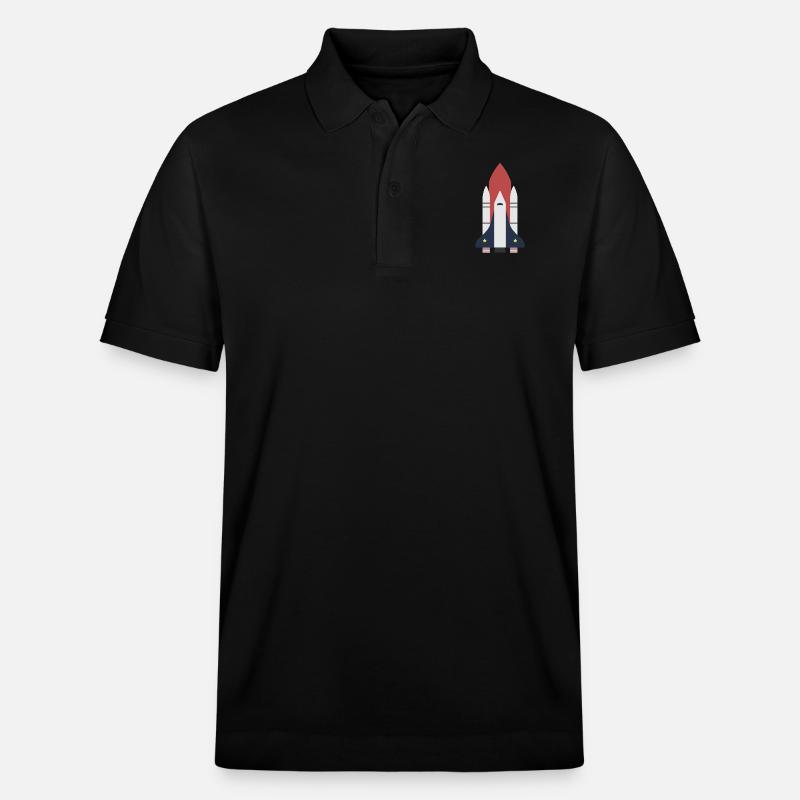 idée cadeau Rocket Space - Polo PREPSTER bio Stanley/Stella Unisexe - noir