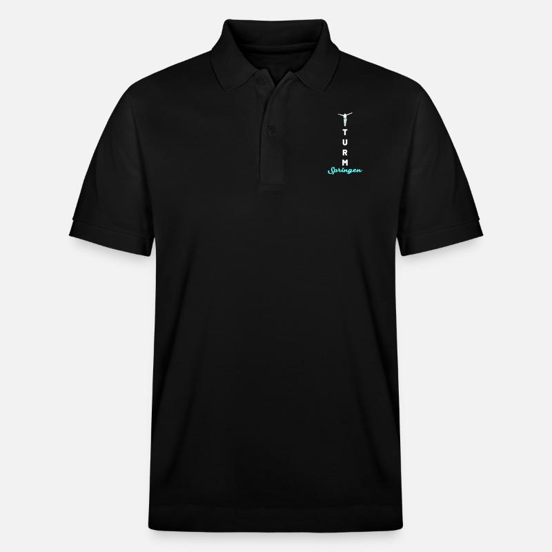 turmspringen turm - Stanley/Stella Unisex Bio-Poloshirt PREPSTER - Schwarz