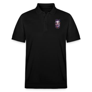 Spooky Vampire Halloween - Polo PREPSTER bio Stanley/Stella Unisexe - noir - Devant - Roxy (174cm) & Andy (188cm)