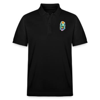 Süße kleine Kinder Schildkröte - Stanley/Stella Unisex Bio-Poloshirt PREPSTER - Schwarz - Vorne - Roxy (174cm) & Andy (188cm)