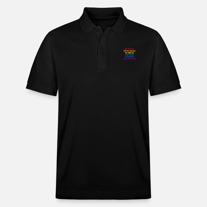 Schullehrer Lehrer - Stanley/Stella Unisex Bio-Poloshirt PREPSTER - Schwarz