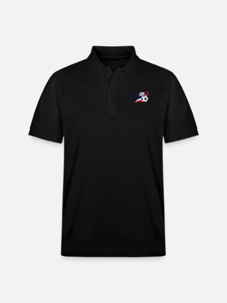 French French France - Stanley/Stella Unisex Organic Polo Shirt PREPSTER - black