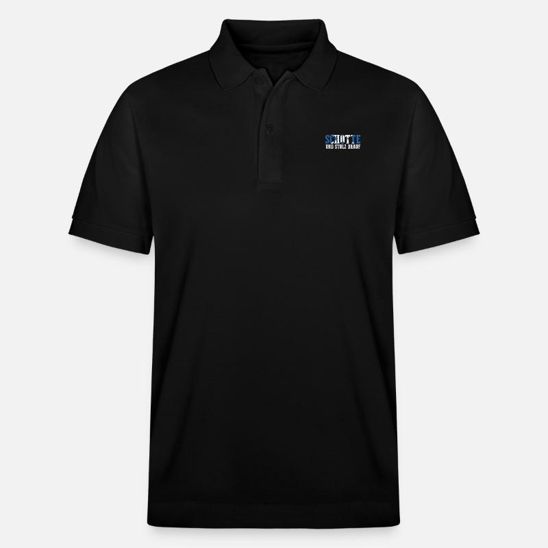 Ecossais Ecosse Ecosse Ecosse - Polo PREPSTER bio Stanley/Stella Unisexe - noir