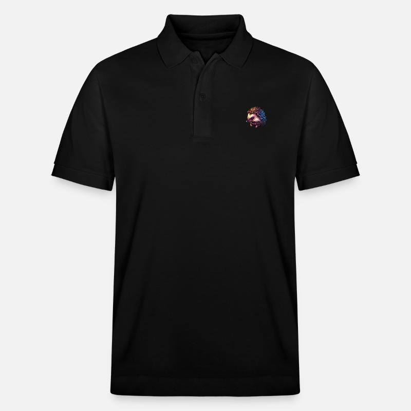 Igel Bunt - Stanley/Stella Unisex Bio-Poloshirt PREPSTER - Schwarz